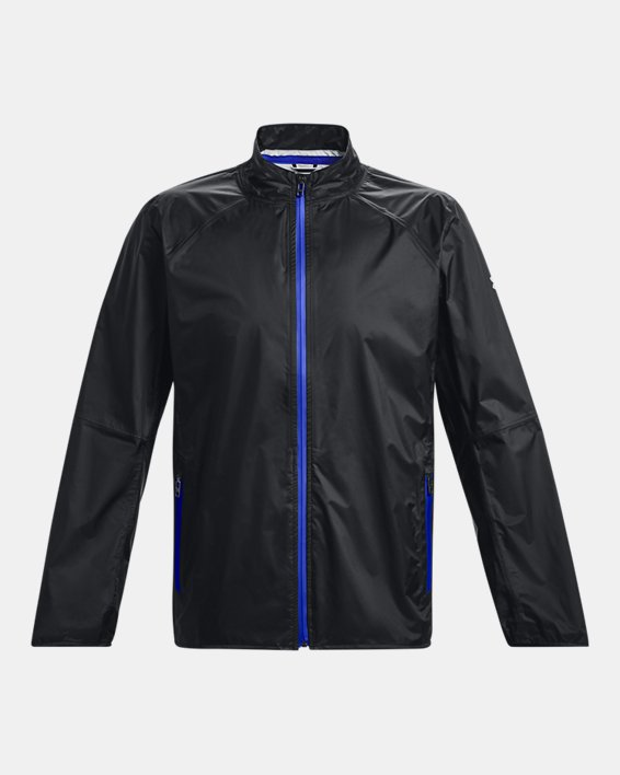 Men's UA Stormproof Repel Golf Rain Jacket, Black, pdpMainDesktop image number 5